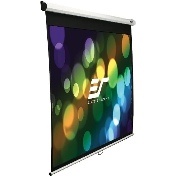 Elite Screens M94NWX Manual Series Leinwand (Diagonal 238,8 cm (94 Zoll), Format 16:10) weiß