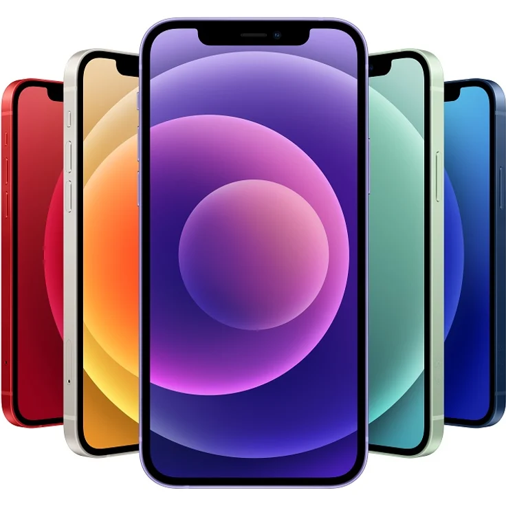 Apple iPhone 12 5G Smartphone 15,49cm (6,1 Zoll) OLED-Display, 128GB interner Speicher, Dual-SIM, iOS, Purple – Bild 2