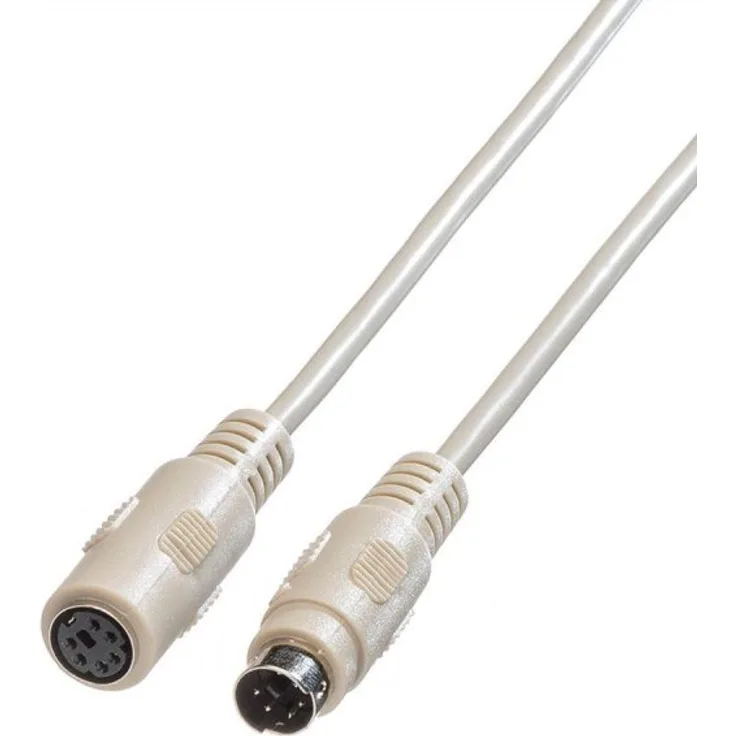 ROLINE Tastatur-Kabel-PS/2 ST/BU 6,0m (11.01.5660)