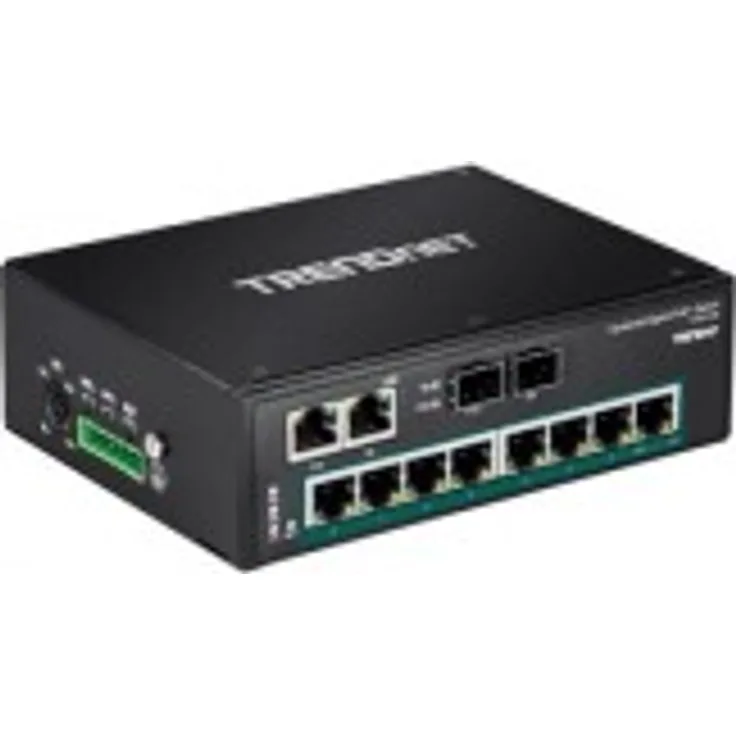 Trendnet Ti-PG102i 10-Port DIN-Rail Switch Industrial Gigabit Managed PoE+