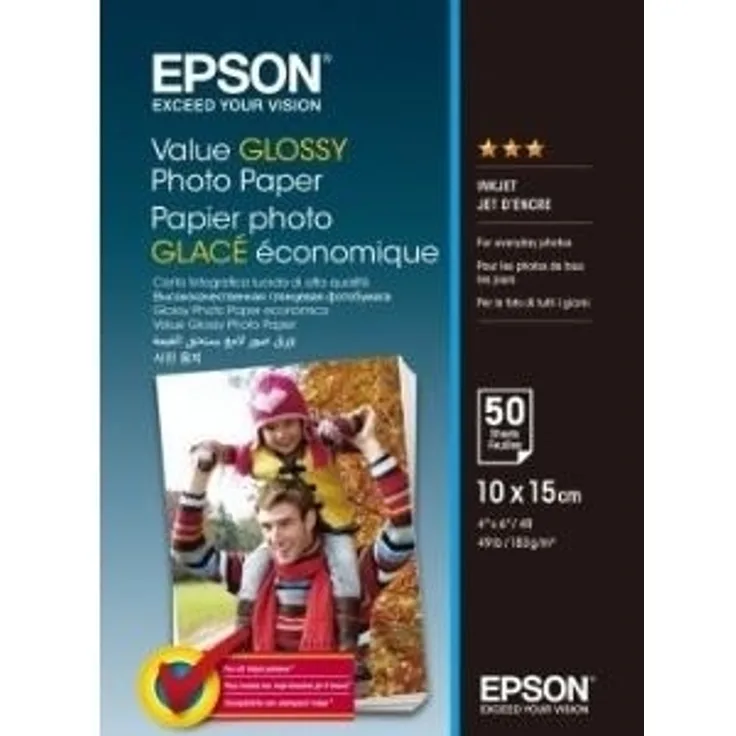 Epson C13S400038 Fotopapier, 50 Blatt, 10 x 15 cm