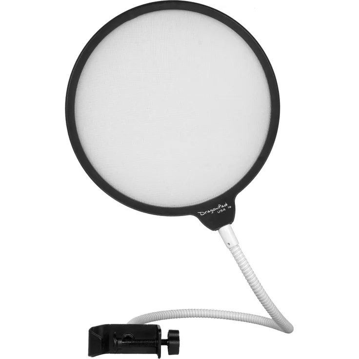 Enabled, 6'' Microphone Studio Black/White Pop Filter (DPD BKWT)
