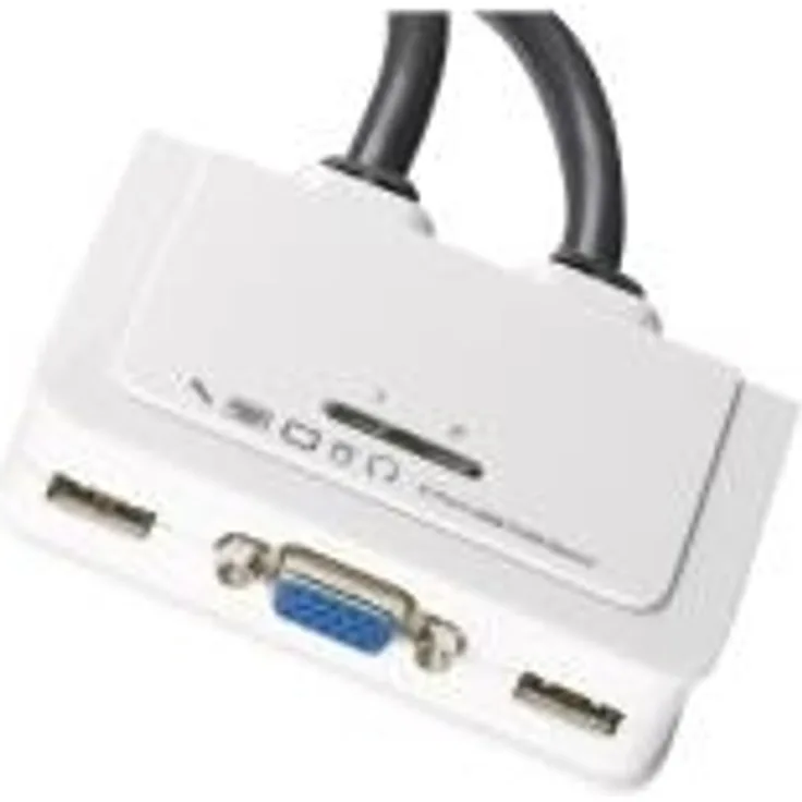 EFB-Elektronik2-Port KVM VGA-USB-Audio mit Kabelsätzen 2x0,9 m