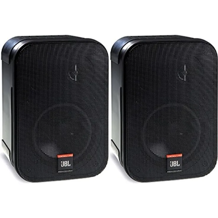 JBL C1Pro Nahfeldmonitor mit Halter Schwarz, 1 Stück Regallautsprecher - 150 Watt - schwarz