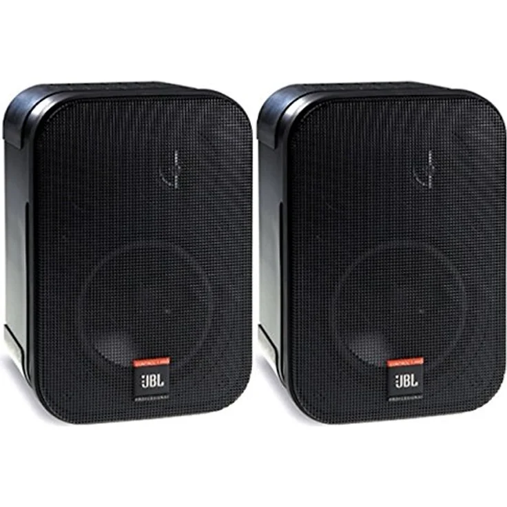 JBL C1Pro Nahfeldmonitor mit Halter Schwarz, 1 Stück Regallautsprecher - 150 Watt - schwarz