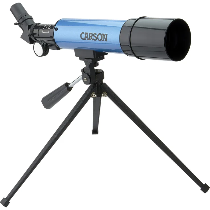 Carson Linsenfernrohr mit Tischstativ 20–80 x 50