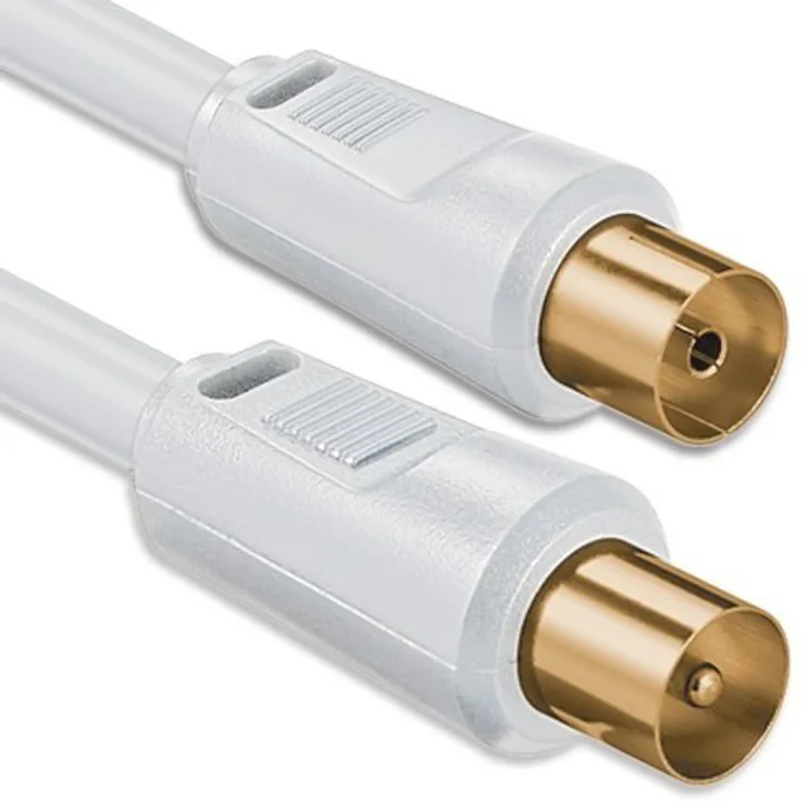 1aTTack BK 1000-G Koaxial Anschluss-Kabel 10m weiß