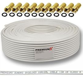 135dB 50m Koaxial SAT Kabel