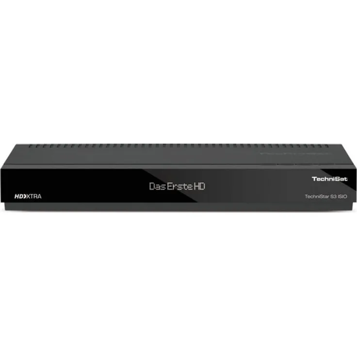 TechniSat TECHNISTAR S3 ISIO Internetfähiger HD Sat Receiver HDTV, Smart TV, Aufnahmefunktion, LAN, DVB-S2, HDMI, Scart, App-Steuerung, Live-TV Streaming, USB schwarz