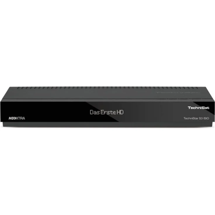 TechniSat TECHNISTAR S3 ISIO Internetfähiger HD Sat Receiver HDTV, Smart TV, Aufnahmefunktion, LAN, DVB-S2, HDMI, Scart, App-Steuerung, Live-TV Streaming, USB schwarz – Bild 1