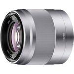 Sony SEL-50F18 Porträt-Objektiv (Festbrennweite, 50 mm, F1.8, APS-C, geeignet für A6000, A5100, A5000 und Nex Serien, E-Mount, silber