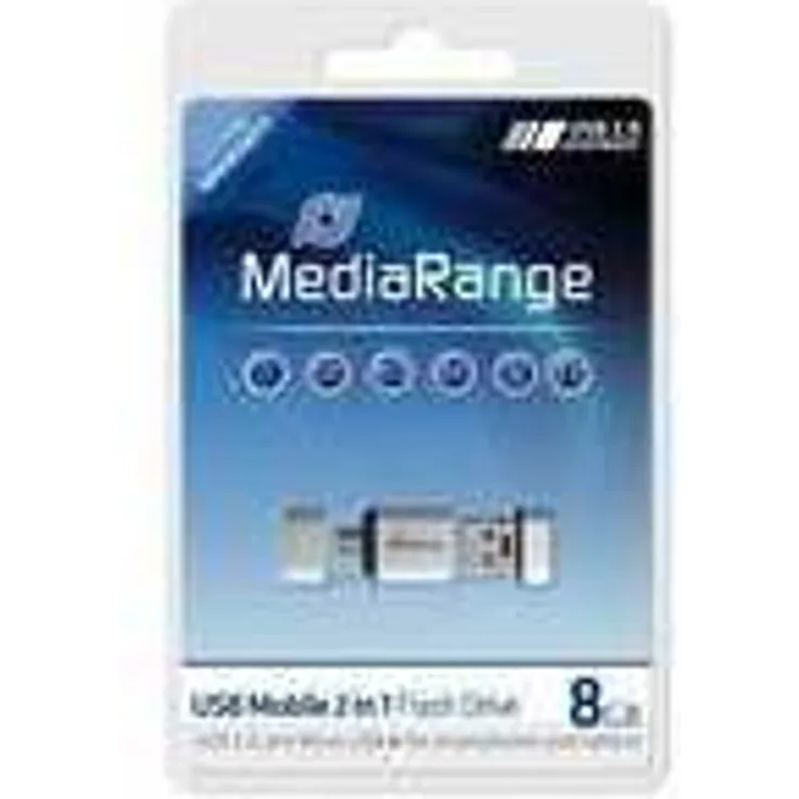 MediaRange 8 GB silber (MR930)
