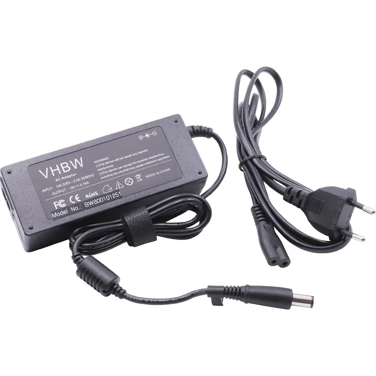 VHBW NOTEBOOK LAPTOP-NETZTEIL 19V, 4.74A, 90W passend für HP Probook 5310, 5310M ersetzt 391173-001, 384021-001, 382021-002, PPP014L-SA, PPP014L-S