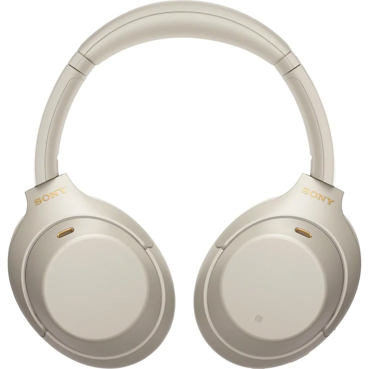 Sony WH-1000XM4 kabellose Bluetooth Noise Cancelling Kopfhörer (30h Akku, Touch Sensor, Schnellladefunktion, optimiert für Amazon Alexa, Headset mit Mikrofon) Silber – Bild 4