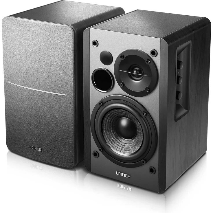 Edifier Studio R1280DB 2.0 Aktivboxen, kabellose Bluetooth Regallautsprecher in schwarz Regallautsprecher - 21 Watt - schwarz – Bild 3