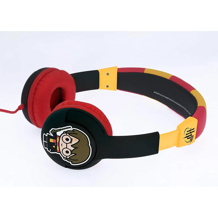 OTL Harry Potter Junior On-Ear-Kopfhörer, geeignet für Kinder, rot, schwarz – Bild 3