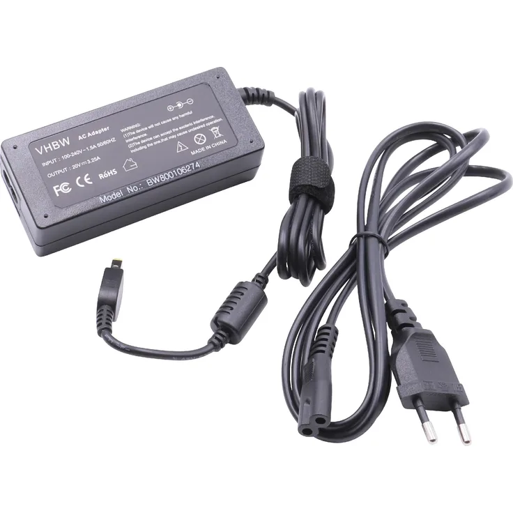 VHBW Notebook Laptop Netzteil Ladegerät Ladekabel passend für Lenovo 0C19880, ADLX45NLC3A, 36200246, 0B47030, ADLX45NDC3, ADLX45NDC3A