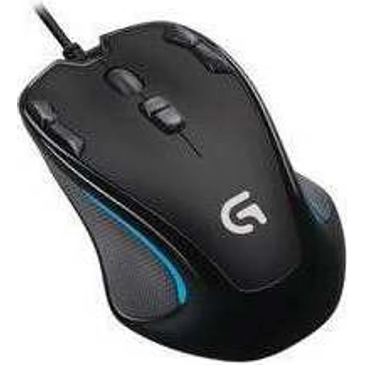 Logitech G300s Gaming Maus, 2500 DPI Sensor, USB-Anschluss, RGB-Beleuchtung, 9 Programmierbare Tasten, Taste zur DPI-Umschaltung, Benutzerdefinierte Spielprofile, Leichtgewicht, PC-Mac – Bild 2