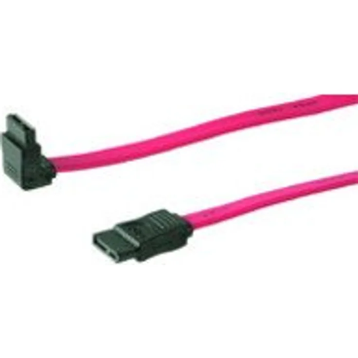 MicroConnect SAT15005A1 - SATA-Kabel (0,5 m, SATA I, SATA 7-pin, Male Connector-Male Connector, Pink, Gerade)