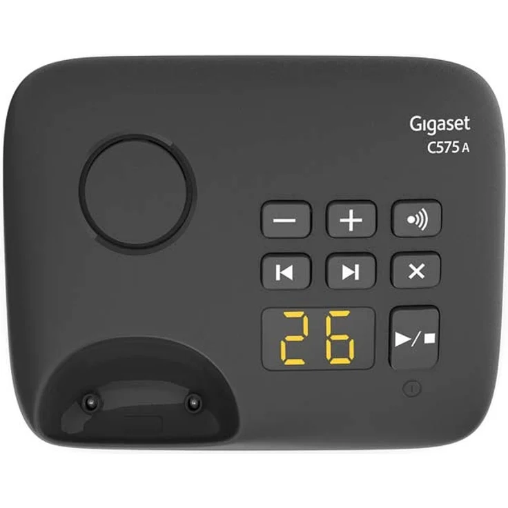 Gigaset C575A DECT Schnurlostelefon mit Anrufbeantworter für komfortables Telefonieren, mit großer Nummernanzeige, Farbdisplay und leichter Bedienbarkeit, Analog-Telefon, schwarz – Bild 7