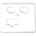 HOMEWAY HW-ZP-EK13S 8/8 RJ45 Zentralplatte TV+LAN 50mm rw - Preisvergleich