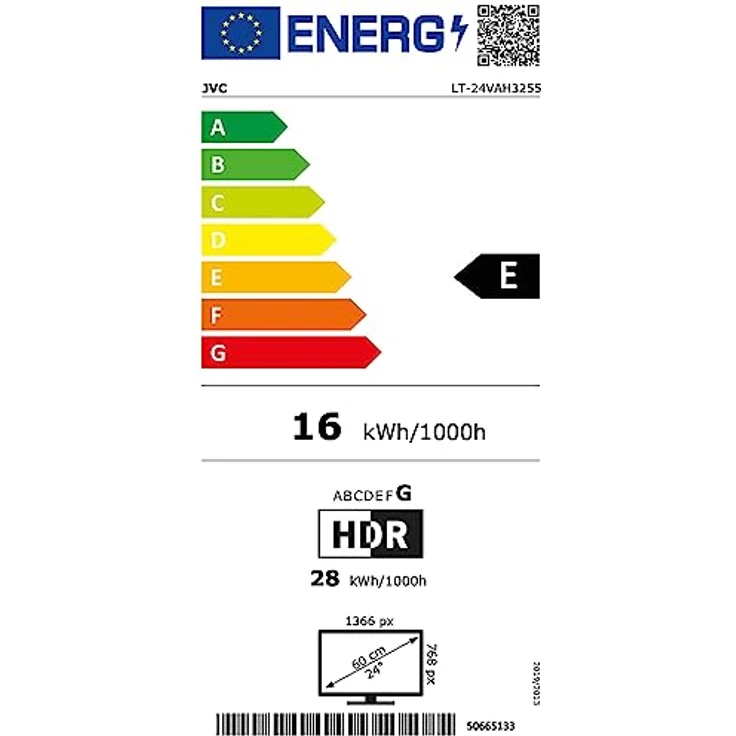 JVC LT-24VAH3255 24 Zoll Fernseher/Android TV (HD Ready, HDR, Triple-Tuner, Smart TV, Bluetooth) [2023] – Bild 6
