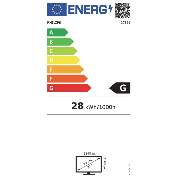 Philips B-line 278B1 - 27 Zoll, 4K UHD (3840 x 2160), IPS-Panel, 60Hz, 4ms, 350cd/m² – Bild 5