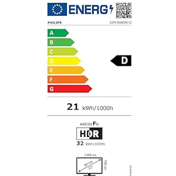 PHILIPS 32PHS6009 HD LED Smart TV - 32-Zoll Display mit Pixel-präziser, HD Titan OS Plattform und Dolby Digital - Matt Schwarzer – Bild 6