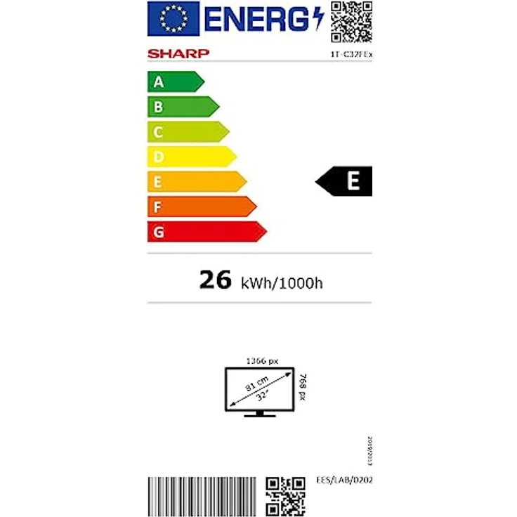 SHARP 32FE2E HD Ready Smart TV 81cm (32 Zoll), 3X HDMI, 2X USB, Dolby Audio, Active Motion 200 – Bild 6