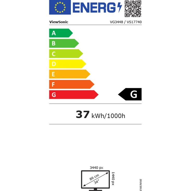 Viewsonic VG3448 - 34 Zoll, UWQHD (3440 x 1440), VA-Panel, 60Hz, 5ms, 300cd/m² - Preisvergleich – Bild 7