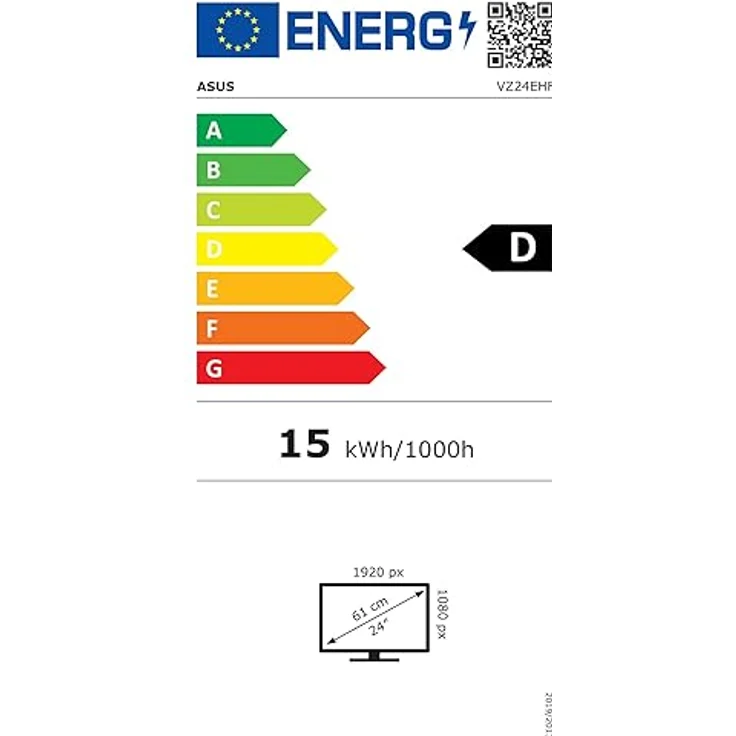 ASUS Eye Care VZ24EHF 24 Zoll Full HD Monitor - 100 Hz, 1ms MPRT, Rahmenlos, Flicker-Free, Blaulichtfilter, Adaptive Sync - IPS Panel - HDMI – Bild 6