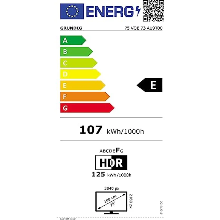 GRUNDIG 50 VOE 73 Fernseher 50 Zoll (126 cm) LED TV, Android 9 TV, 4K UHD, Dolby Digital, HDR10, Micro Dimming Engine, Chromecast Built-in, Bluetooth, Smart TV, Schwarz – Bild 6