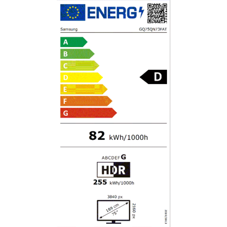 Samsung GQ75QN73FAT 189 cm (75") Neo QLED Vision AI Smart TV graphitgrau – Bild 2