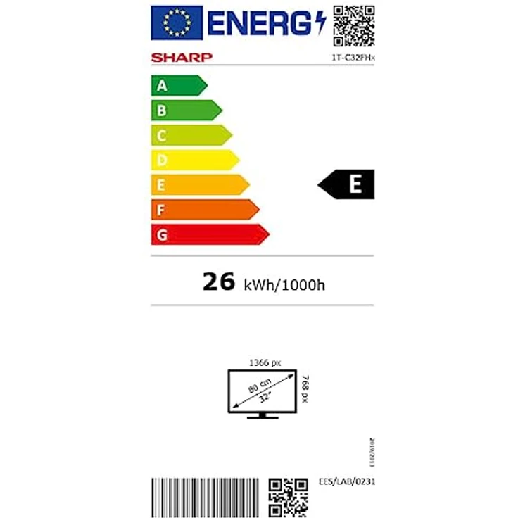 SHARP 32FH6EA HD Ready Frameless Android TV 80cm (32 Zoll), 3X HDMI, 2X USB, Dolby Digital, Active Motion 400 – Bild 6