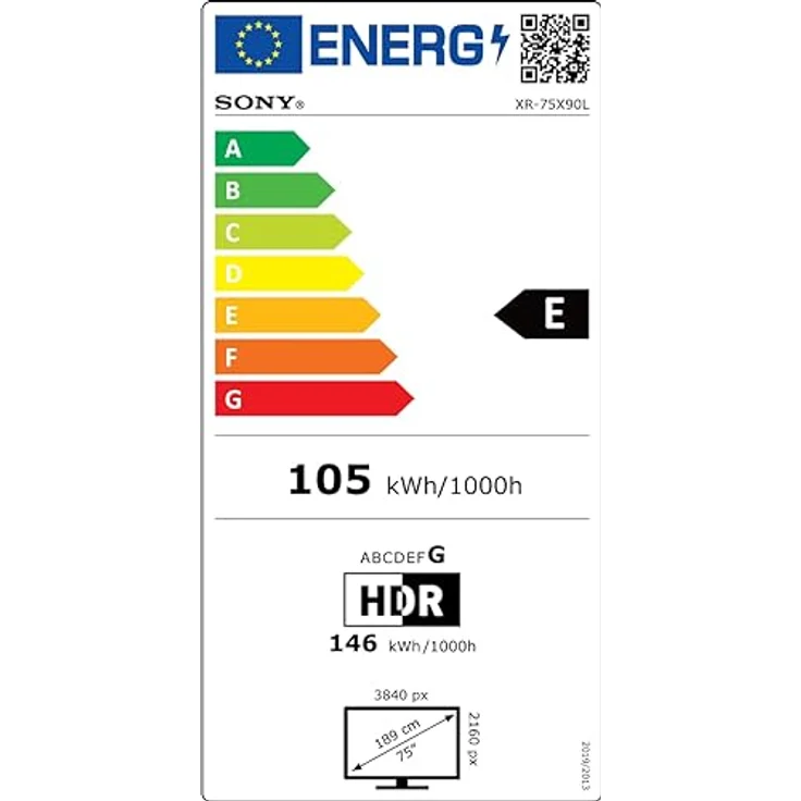 Sony BRAVIA XR | XR-75X90L | Full Array LED | 4K HDR | Google TV | ECO Pack - unser Nachhaltigkeitskonzept | BRAVIA CORE | Perfekt für PlayStation5 | 24 + 12 Monate Herstellergarantie | – Bild 6