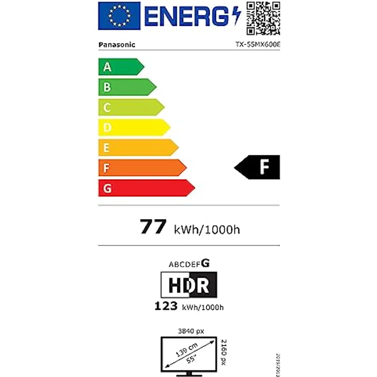 Panasonic TX-55MX600E, 55 Zoll 4K Ultra HD LED Smart TV, High Dynamic Range (HDR), Linux TV, Dolby Atmos & Dolby Vision, Google Assistant & Amazon Alexa Unterstützung, Bluetooth, Schwarz – Bild 6