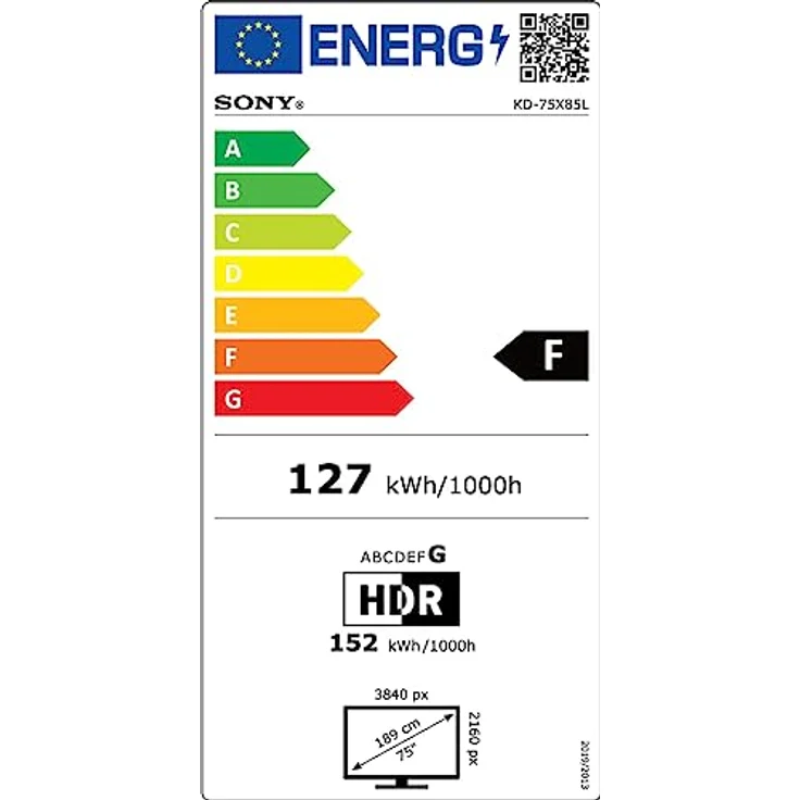 Sony BRAVIA | KD-75X85L | Full Array LED | 4K HDR | Google TV | BRAVIA CORE | Nahtloses Design | – Bild 6