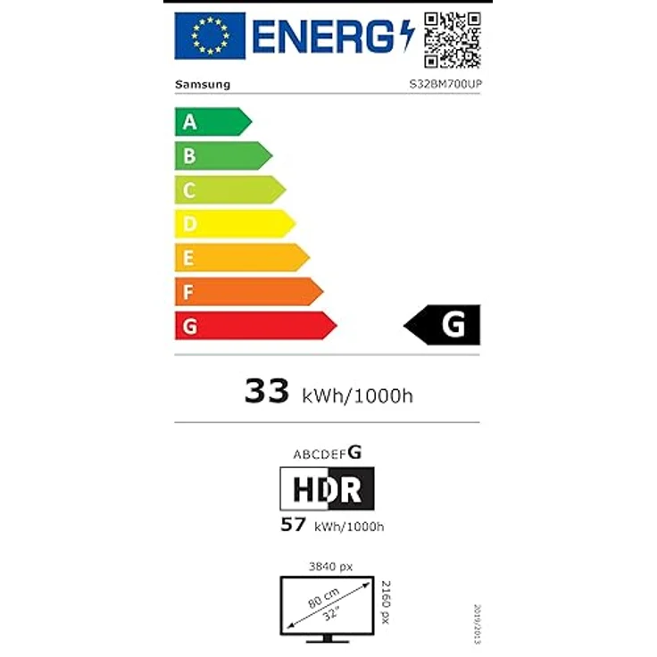 Samsung M7 Smart Monitor S32BM700UP, 32 Zoll, VA-Panel, Bildschirm mit Lautsprechern, 4K UHD-Auflösung, Bildwiederholrate 60 Hz, 3-seitig Fast rahmenloses Design, Schwarz – Bild 6