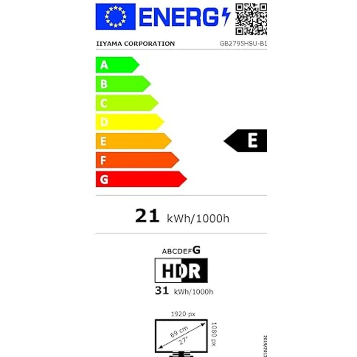 iiyama G-Master Gold Phoenix GB2795HSU-B1 27" VA LED Gaming Monitor Full HD HDMI DP USB3.2 0.2ms 280Hz FreeSync Premium HDR10 schwarz – Bild 6