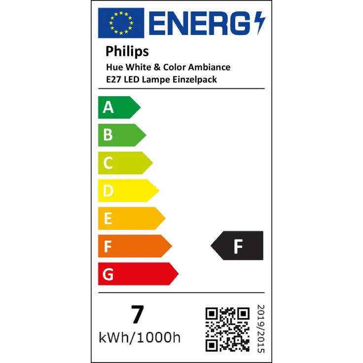 Philips Hue White & Color Ambiance E27 LED Lampe Einzelpack, dimmbar, bis zu 16 Millionen Farben, steuerbar via App, kompatibel mit Amazon Alexa (Echo, Echo Dot) – Bild 3