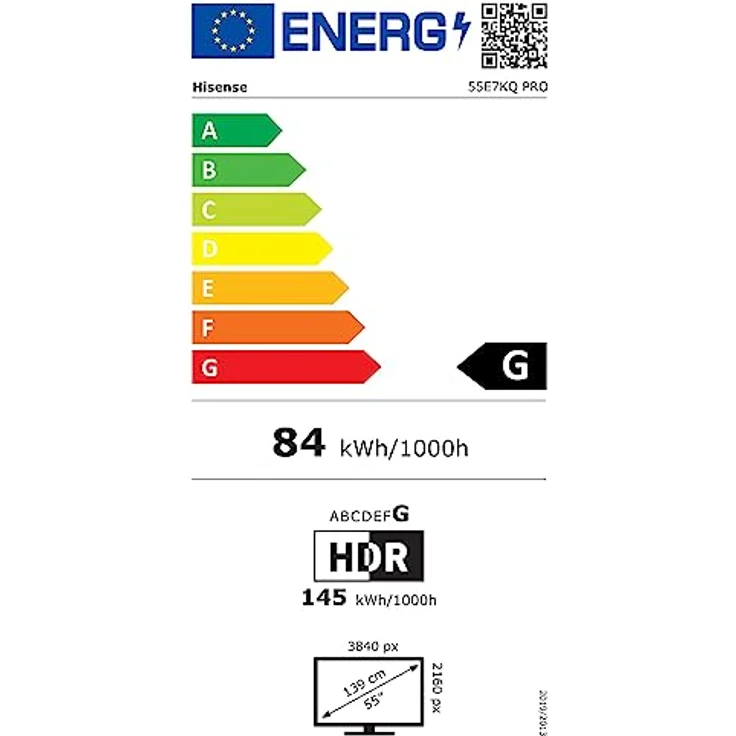 Hisense 55E7KQ Pro 139cm (55 Zoll) Fernseher, 4K ULED HDR Smart TV, Quantum Dot,120Hz, 144Hz VRR, HDMI 2.1, Game Mode, HDR10+, Dolby Vision IQ & Atmos, Alexa Built-In, Google Assistant [2023], Silber – Bild 6