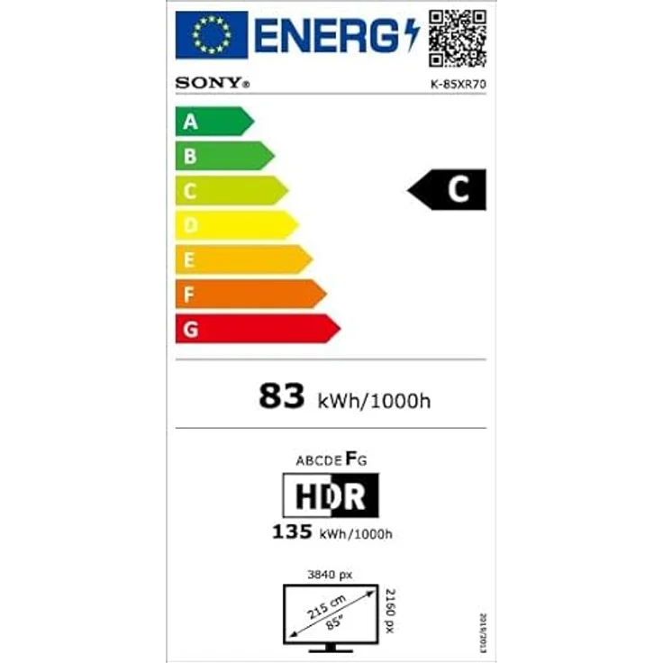 Sony BRAVIA 7 QLED (XR l Mini LED) 85 Zoll 4K HDR Google Smart TV (2024) mit Gaming Features, IMAX Enhanced, Dolby Vision Atmos, Chromecast, AirPlay, 120Hz 85XR70 – Bild 6