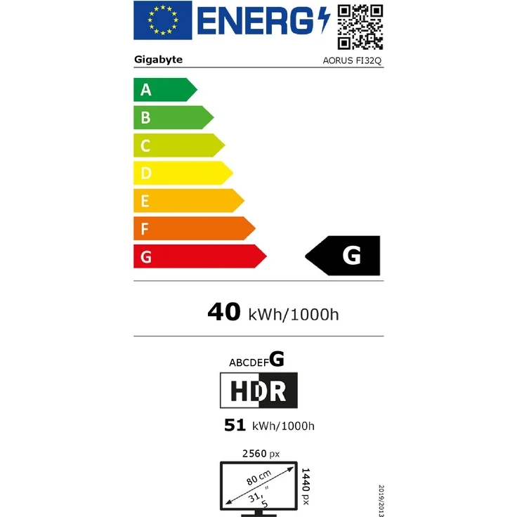 Gigabyte AORUS FI32Q-EK - 31,5 Zoll (2560 x 1440 Pixel), Quad HD, IPS-Panel, 165Hz, 1ms, 350cd/m², DisplayHDR 400 – Bild 11