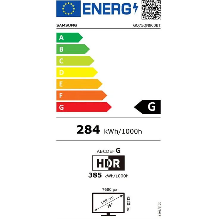 Samsung GQ75QN800BT 189 cm (75 Zoll) Neo QLED Mini LED 8K Smart TV (8K, HDR, Direct LED) Twin-HD-Triple-Tuner (Sat, Antenne, Kabel) Modelljahr 2022 Energieklasse G (DE-Modell) – Bild 12
