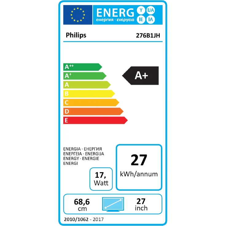 Philips B-line 276B1JH - 27 Zoll, WQHD (2560 x 1440), IPS-Panel, 75Hz, 4ms, 300cd/m² (276B1JH/00) – Bild 5