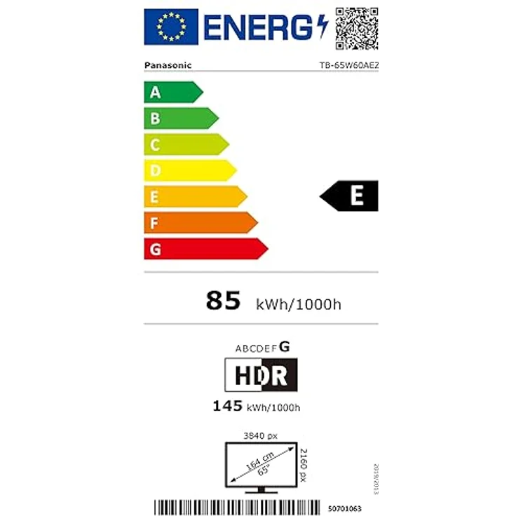 Panasonic TB-65W60AEZ, W60 Serie 65 Zoll 4K Ultra HD LED Smart TV, 2024, TiVo, 4K-Farbengine, Dolby Vision & Atmos, Game Mode Plus, Schwarz – Bild 6