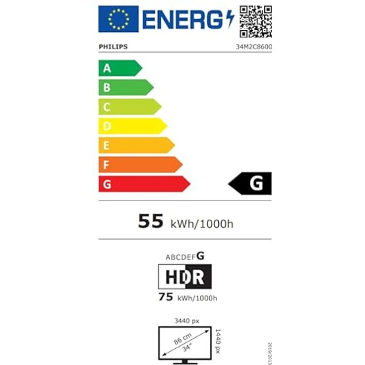 Philips Evnia 34M2C8600-34 Zoll WQHD Curved Gaming Monitor, 175 Hz, Ambiglow, HDR400, FreeSync Premium Pro, G-Sync Comp. (3440x1440, 0,1 ms GtG, HDMI, DisplayPort, USB-C, USB Hub) grau/Weiss – Bild 6