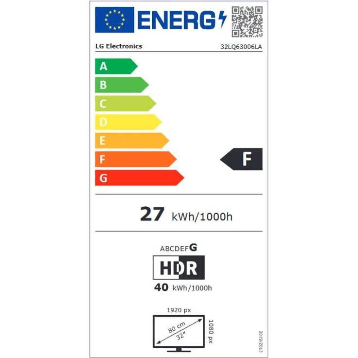 LG 32LQ63006LA 80 cm (32 Zoll) LED Smart TV (Full HD, HDR, Direct LED) HD-Triple-Tuner (Sat, Antenne, Kabel) Modelljahr 2022 Energieklasse F (DE-Modell) – Bild 14