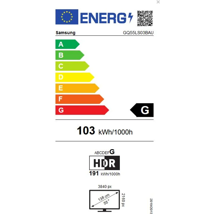 Samsung GQ55LS03BAU The Frame (2022) 138 cm (55 Zoll) QLED Smart TV (Ultra HD, HDR, Edge LED) HD-Triple-Tuner (Sat, Antenne, Kabel) Modelljahr 2022 Energieklasse G (DE-Modell) - Preisvergleich – Bild 8