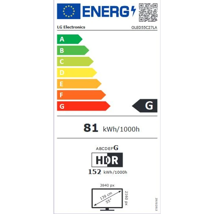 LG OLED55C27LA 139 cm (55 Zoll) OLED evo Smart TV (Ultra HD, Dolby Vision IQ, Dolby Vision, HDR10, HLG, OLED) Twin-HD-Triple-Tuner (Sat, Antenne, Kabel) Modelljahr 2022 Energieklasse G (DE-Modell) – Bild 11